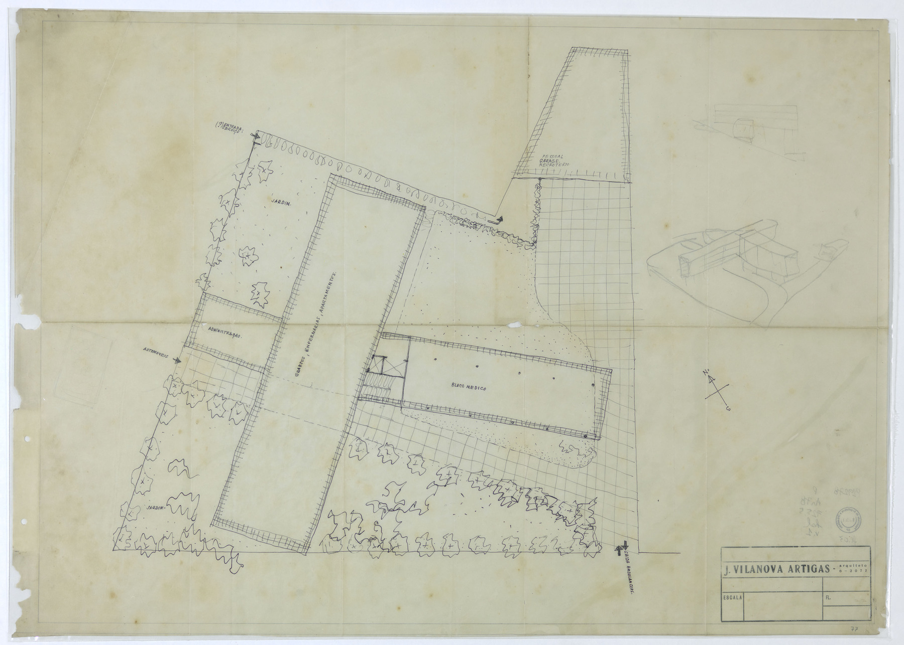 desenho do acervo vilanova artigas